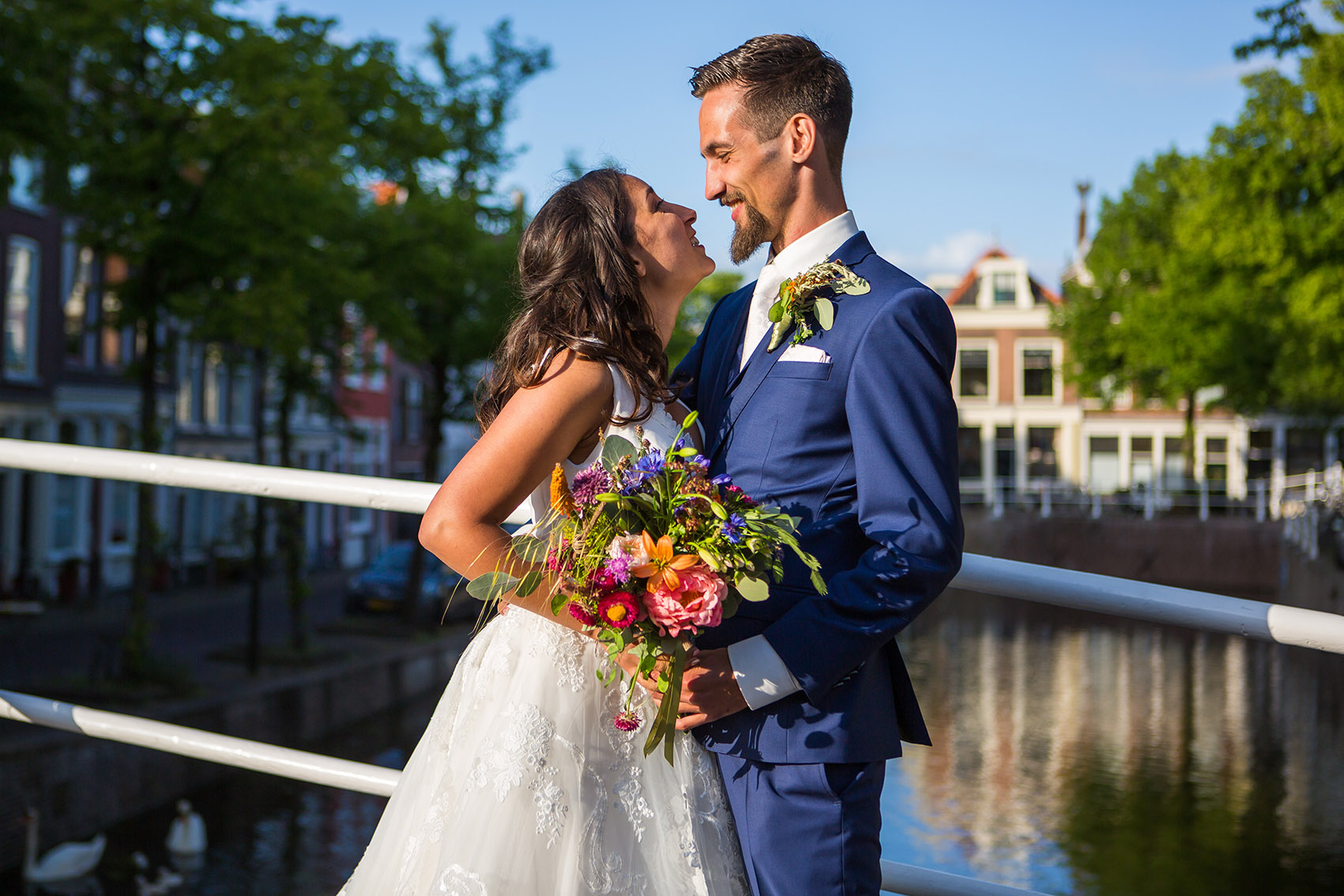 Bruidsfotograaf FloorFoto Haarlem, bruiloft in Delft